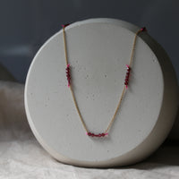 MULLED WINE BONBON GEMSTONE NECKLACE