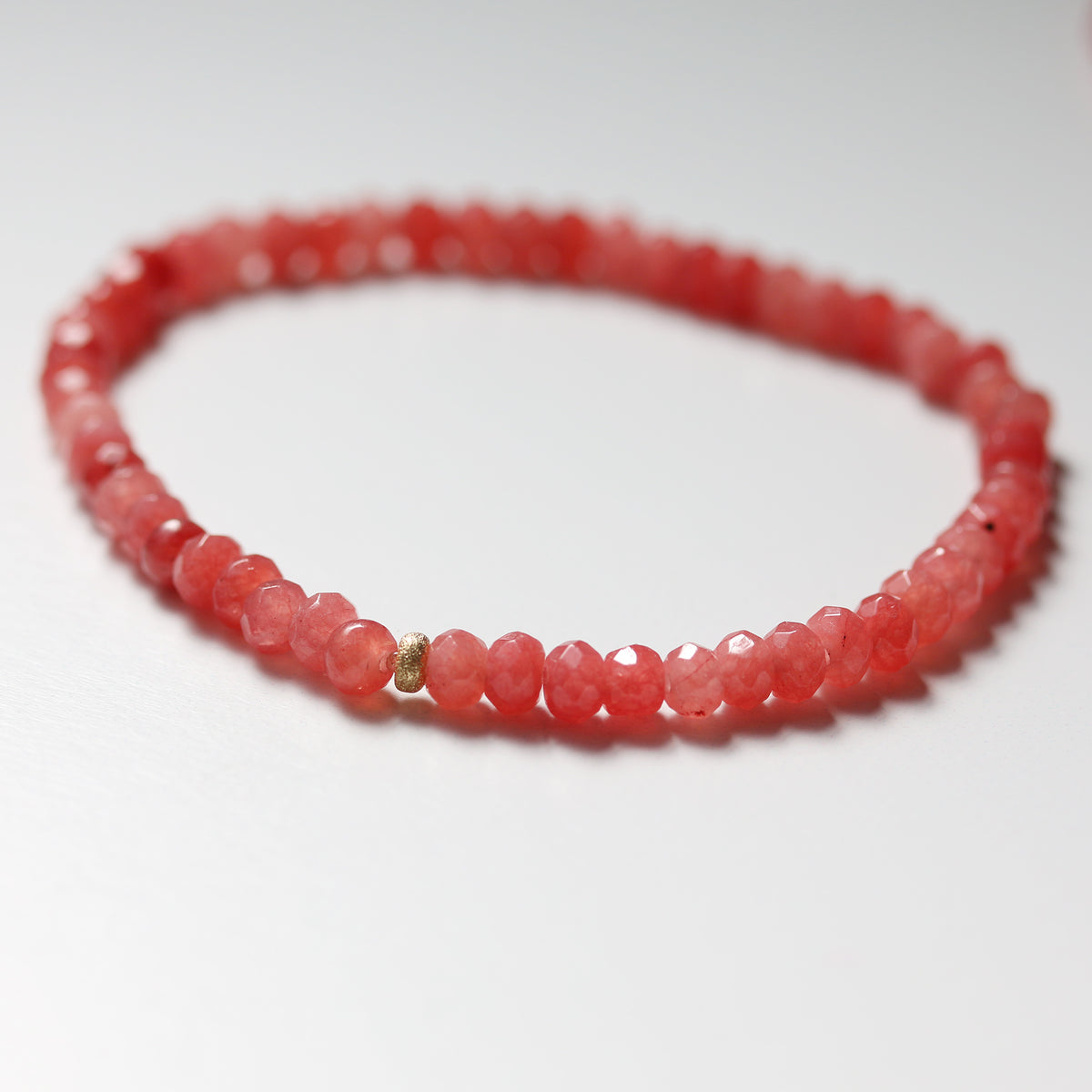 STRAWBERRY PINK | LIMITED EDITION GEM BRACELET