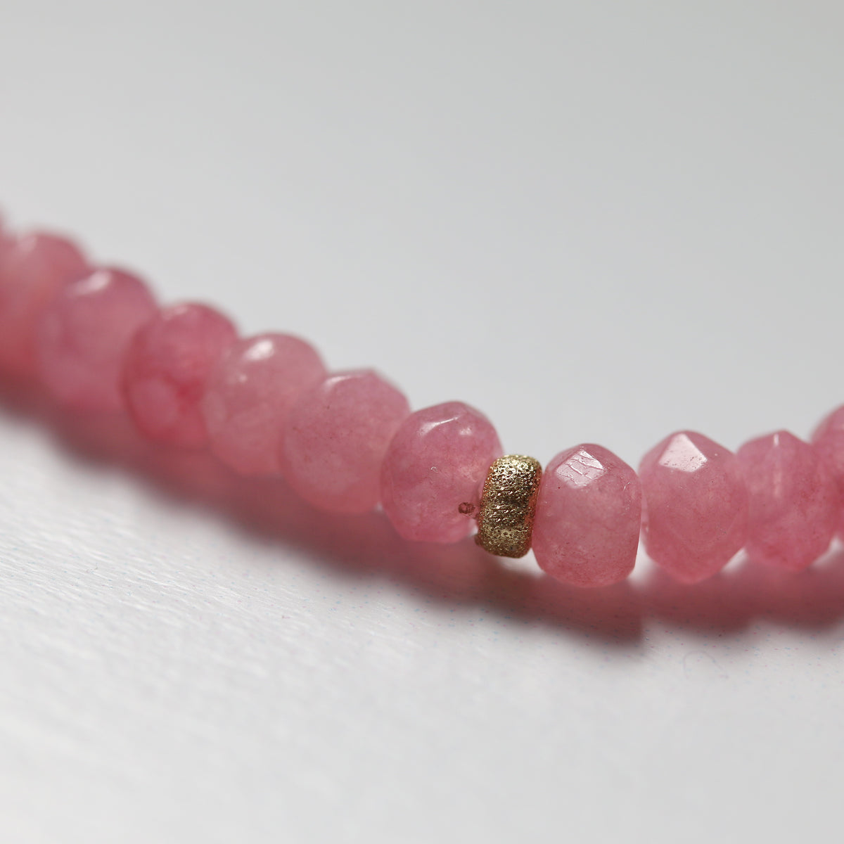 SALMON PINK | LIMITED EDITION GEM BRACELET