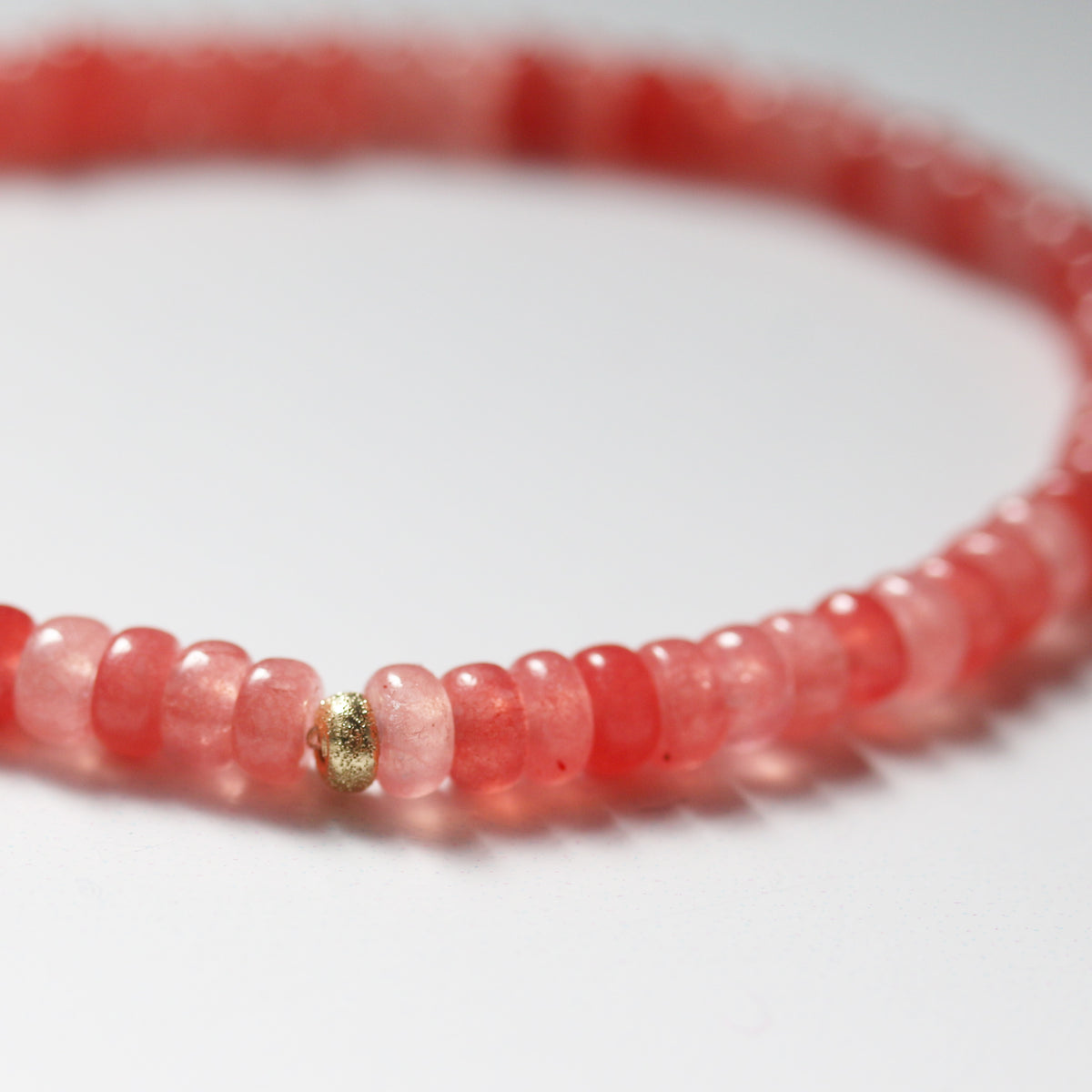 STRAWBERRY PINK | LIMITED EDITION GEM BRACELET