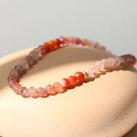 ROSY TWILIGHT | QUARTZ + AGATE LIMITED EDITION GEM BRACELET