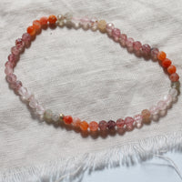 ROSY TWILIGHT | QUARTZ + AGATE LIMITED EDITION GEM BRACELET