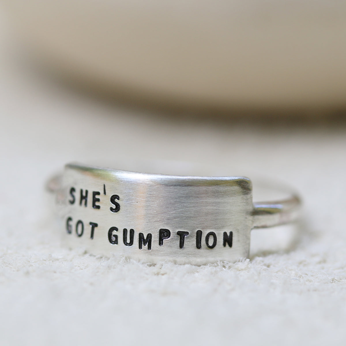 SHE'S GOT GUMPTION | CHERISHED RING