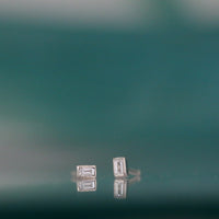 DIAMOND BAGUETTE STUDS