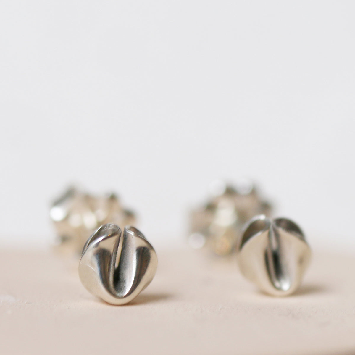 ITTY-BITTY FORTUNE COOKIE STUDS