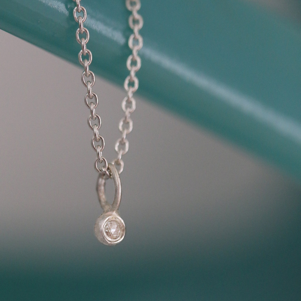 DIAMOND ROSE-CUT NECKLACE