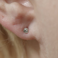 DIAMOND ROSE CUT STUDS