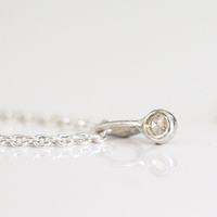 DIAMOND ROSE-CUT NECKLACE