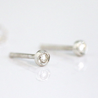 DIAMOND ROSE CUT STUDS