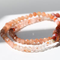 SPICED PUMPKIN | SUNSTONE + QUARTZ + AGATE LIMITED EDITION GEM BRACELET