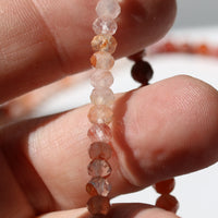 SPICED PUMPKIN | SUNSTONE + QUARTZ + AGATE LIMITED EDITION GEM BRACELET