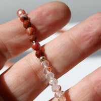 SPICED PUMPKIN | SUNSTONE + QUARTZ + AGATE LIMITED EDITION GEM BRACELET