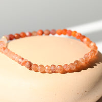 SPICED PUMPKIN | SUNSTONE + QUARTZ + AGATE LIMITED EDITION GEM BRACELET