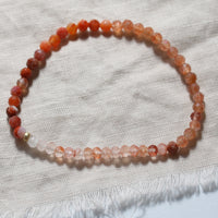 SPICED PUMPKIN | SUNSTONE + QUARTZ + AGATE LIMITED EDITION GEM BRACELET