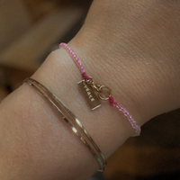 petite gemstone bracelet