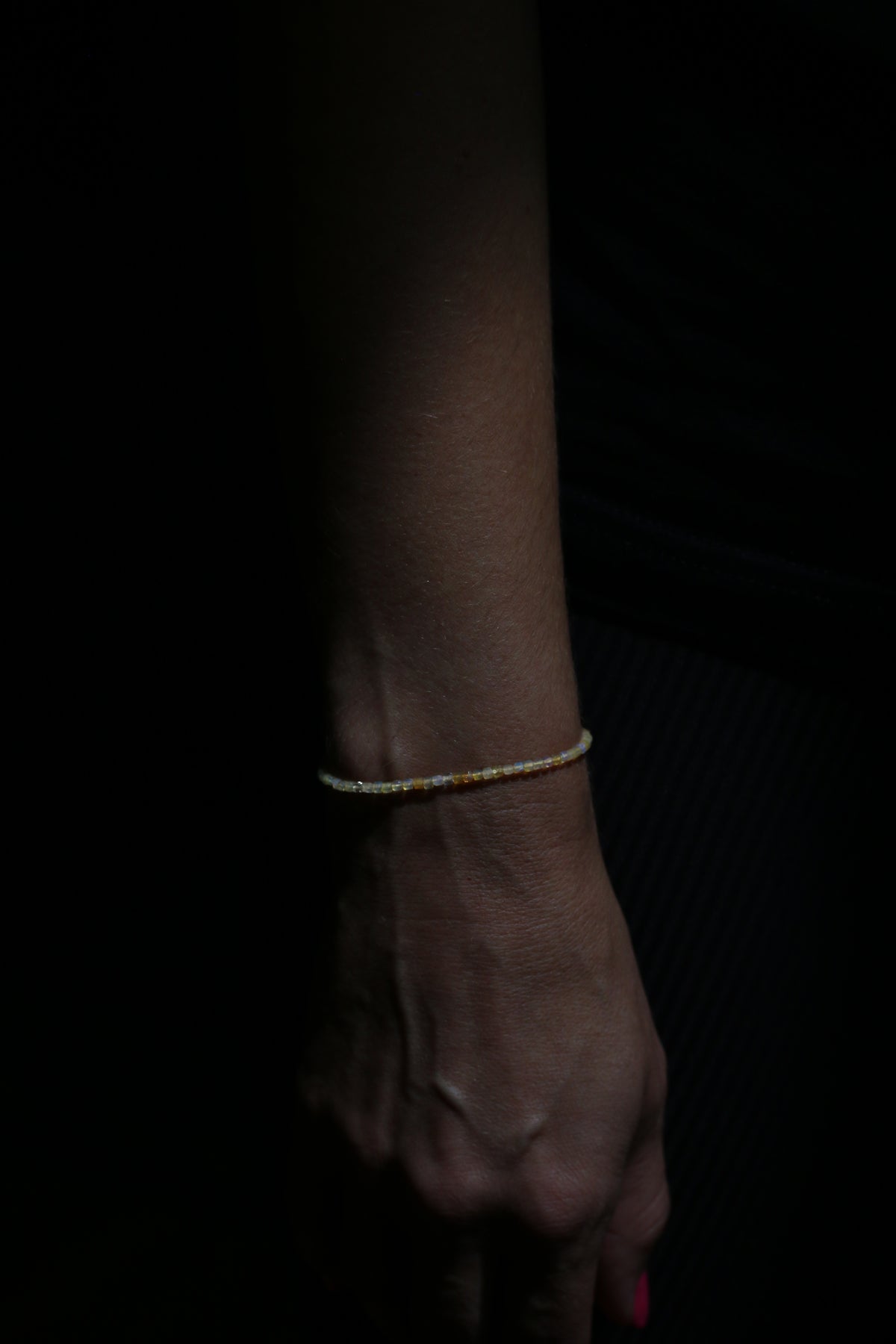petite gemstone bracelet
