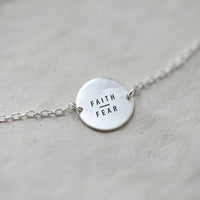 silver mini coin bracelet