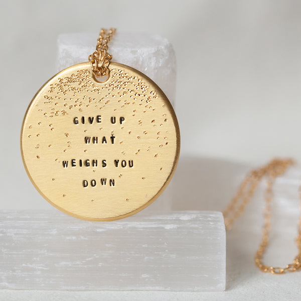 large gold coin necklace