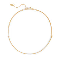 DIAMOND DUSTED ARC NECKLACE