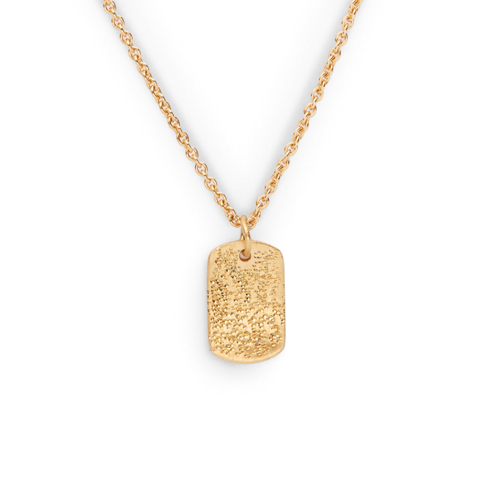 feminine dog tag necklace | christina kober – Christina Kober