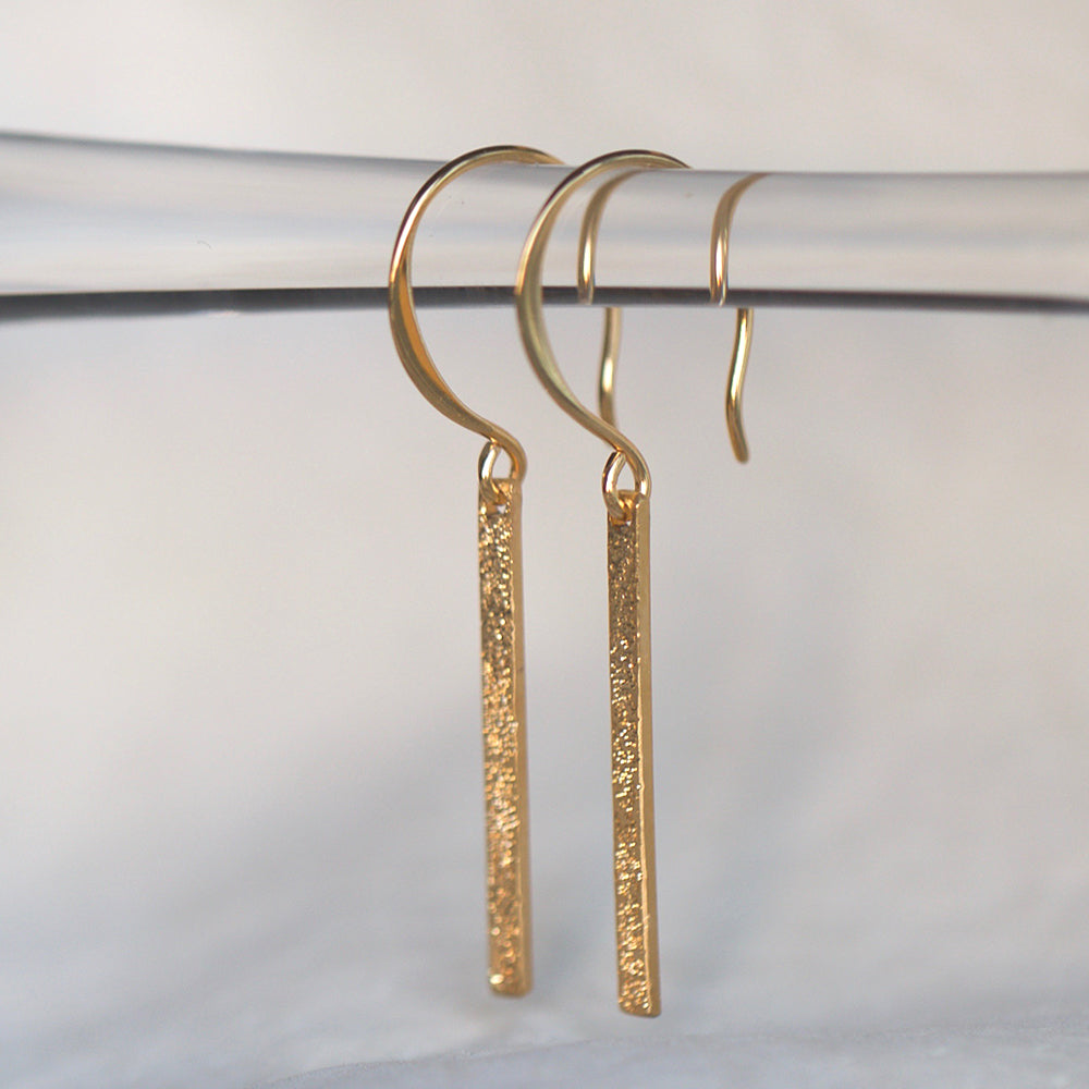 9ct gold drop on sale earrings