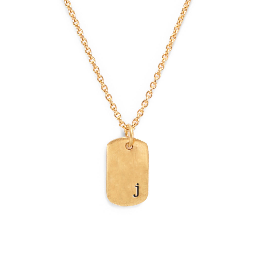 personalized mini dog tag necklace christina kober Christina Kober