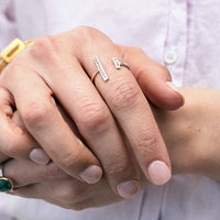 Live Courageously adjustable ring