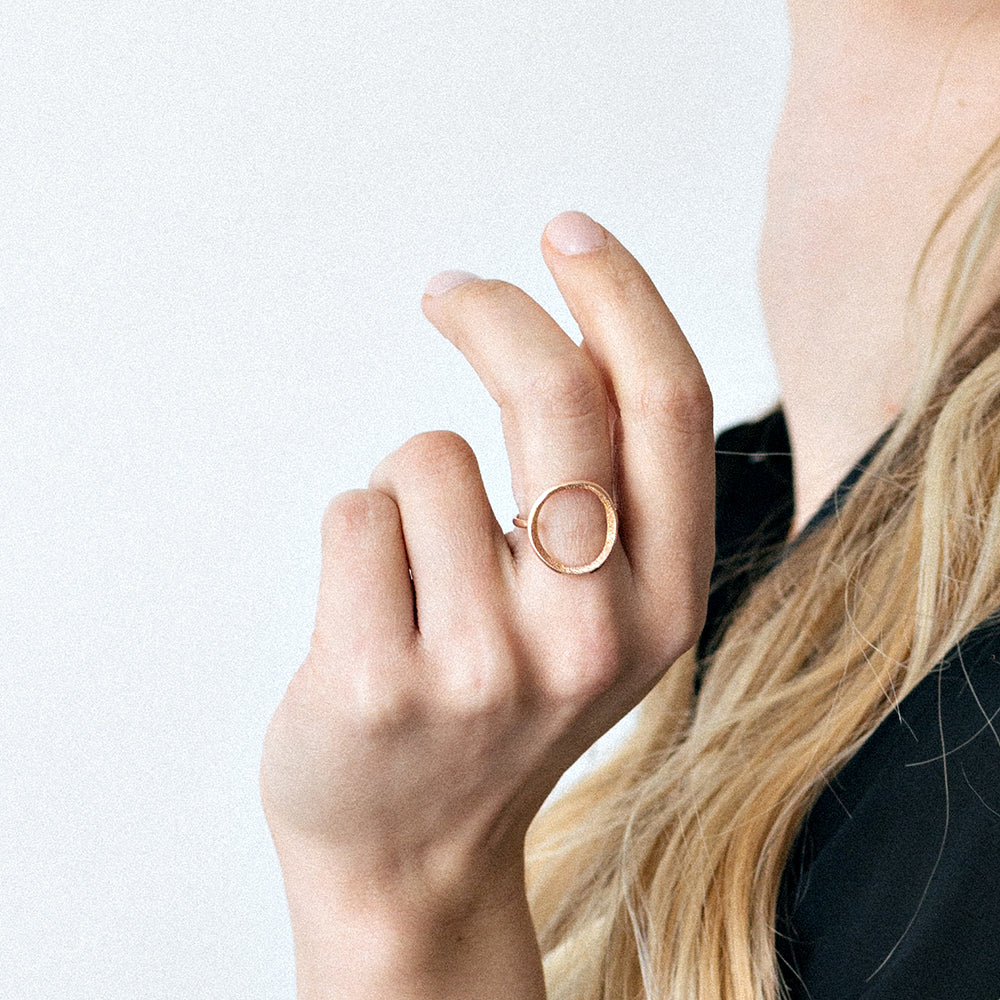【極美品❗️】 W double oval ring OVY 15号 open oval ring | christina kober – Christina Kober