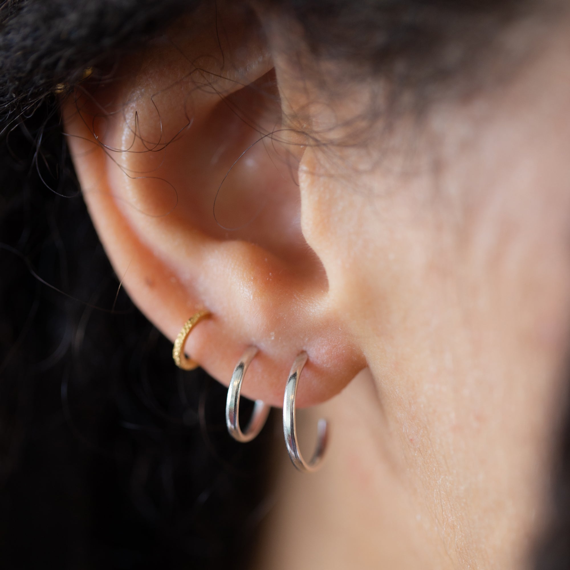 Silver Hoops - buy latest hoop Earrings designs online at best price — KO  Jewellery