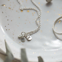 silver 3 seedlings necklace