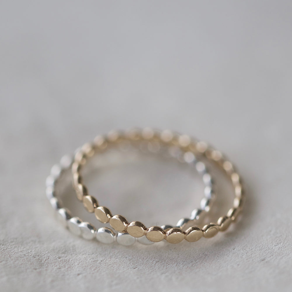 silver and gold grand sparkle rings