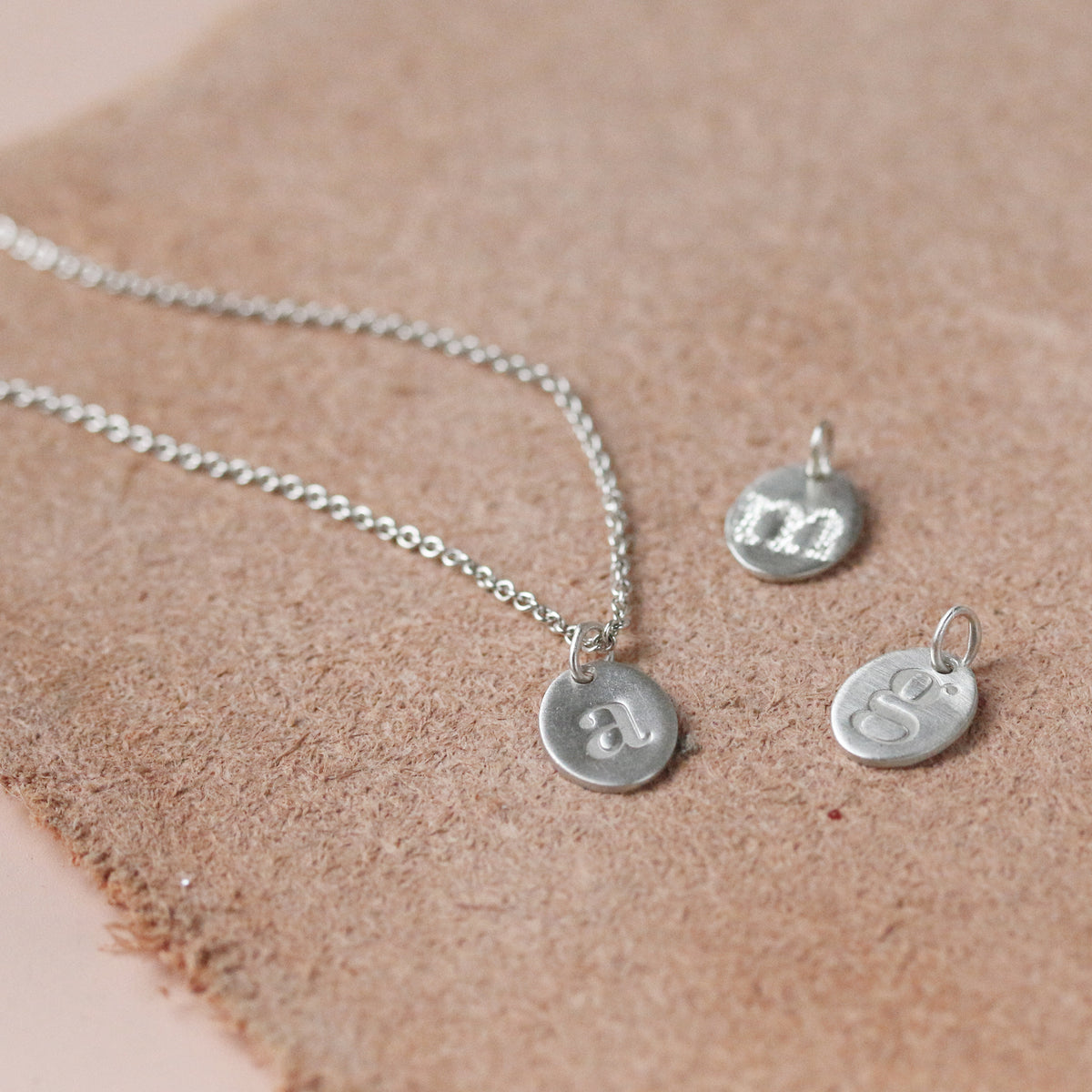 INITIAL MINI OVAL NECKLACE