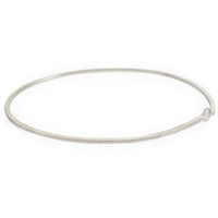 sterling silver diamond dusted petite bangle