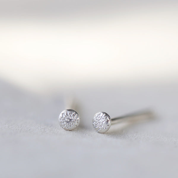 sterling silver fleck stud earrings | christina kober