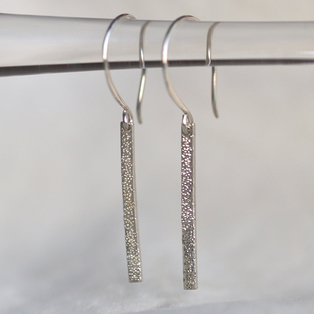 Birthstone Earrings in Sterling Silver | Walker Metalsmiths