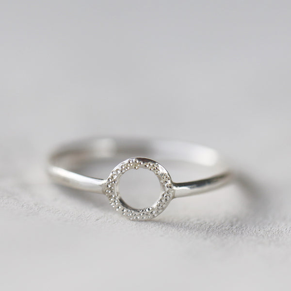 sterling silver mini karma ring | christina kober