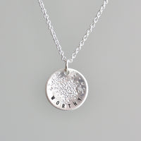 worthy silver mini coin necklace